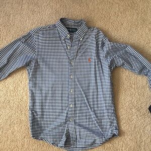 Polo Ralph Lauren Navy Checkered Men's Shirt